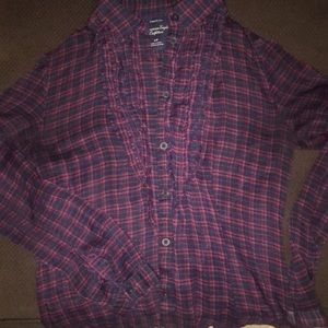 Plaid dress shirt